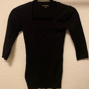 Forever 21 Black 3/4 Sleeve small